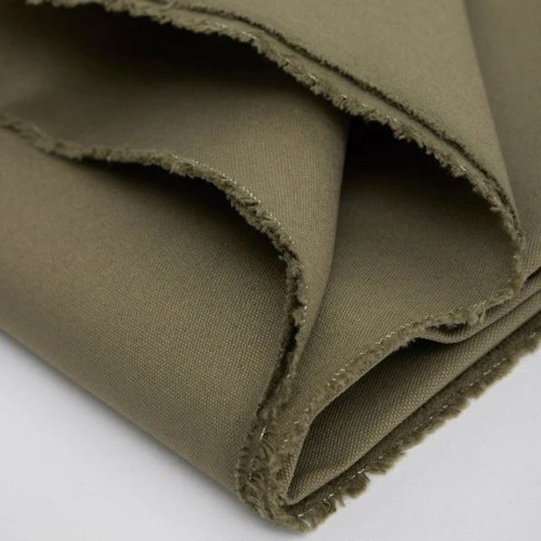 Kit sac cabas Osaka - Canvas Fargo olive et écru - Image 2