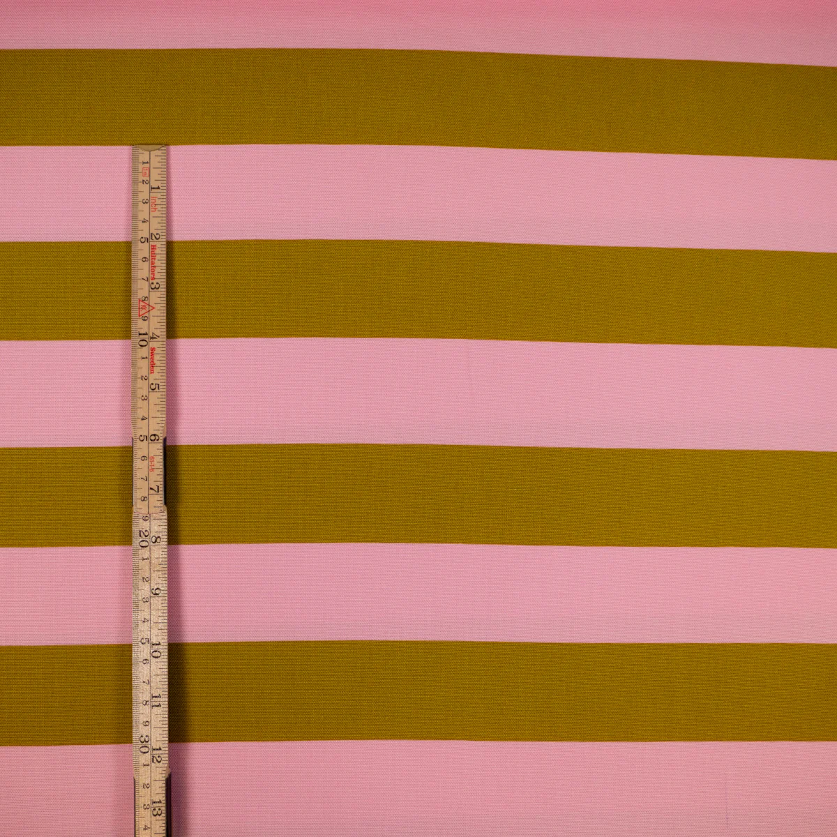 Canvas - Rayures - Vert et Rose - Image 5
