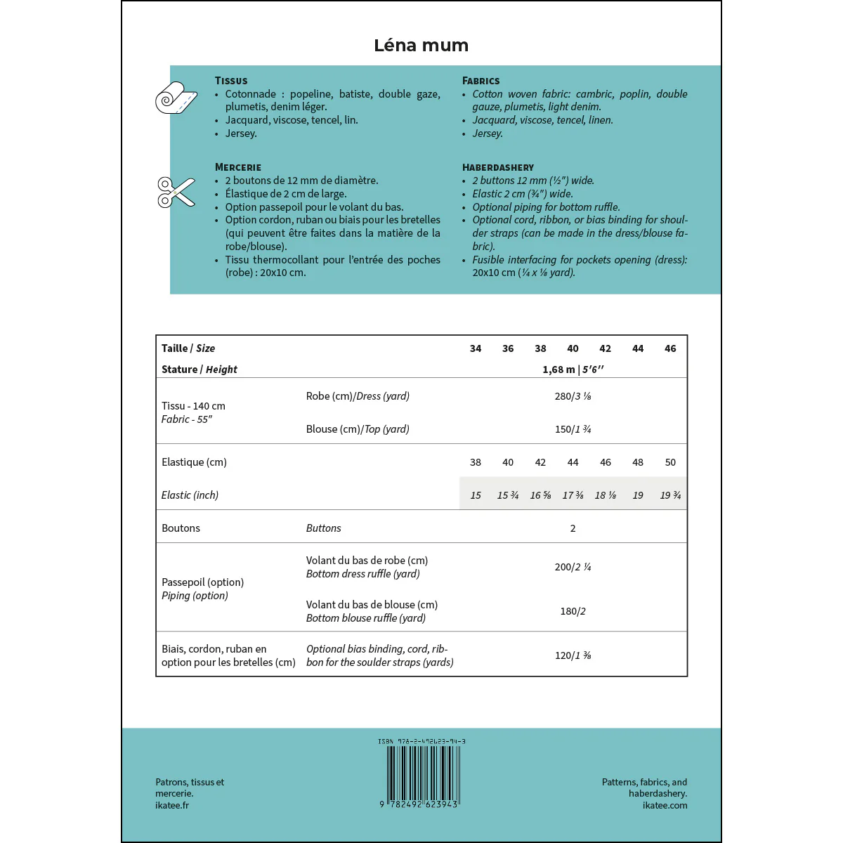 Duo femme enfant top et robe LÉNA PDF - Image 18