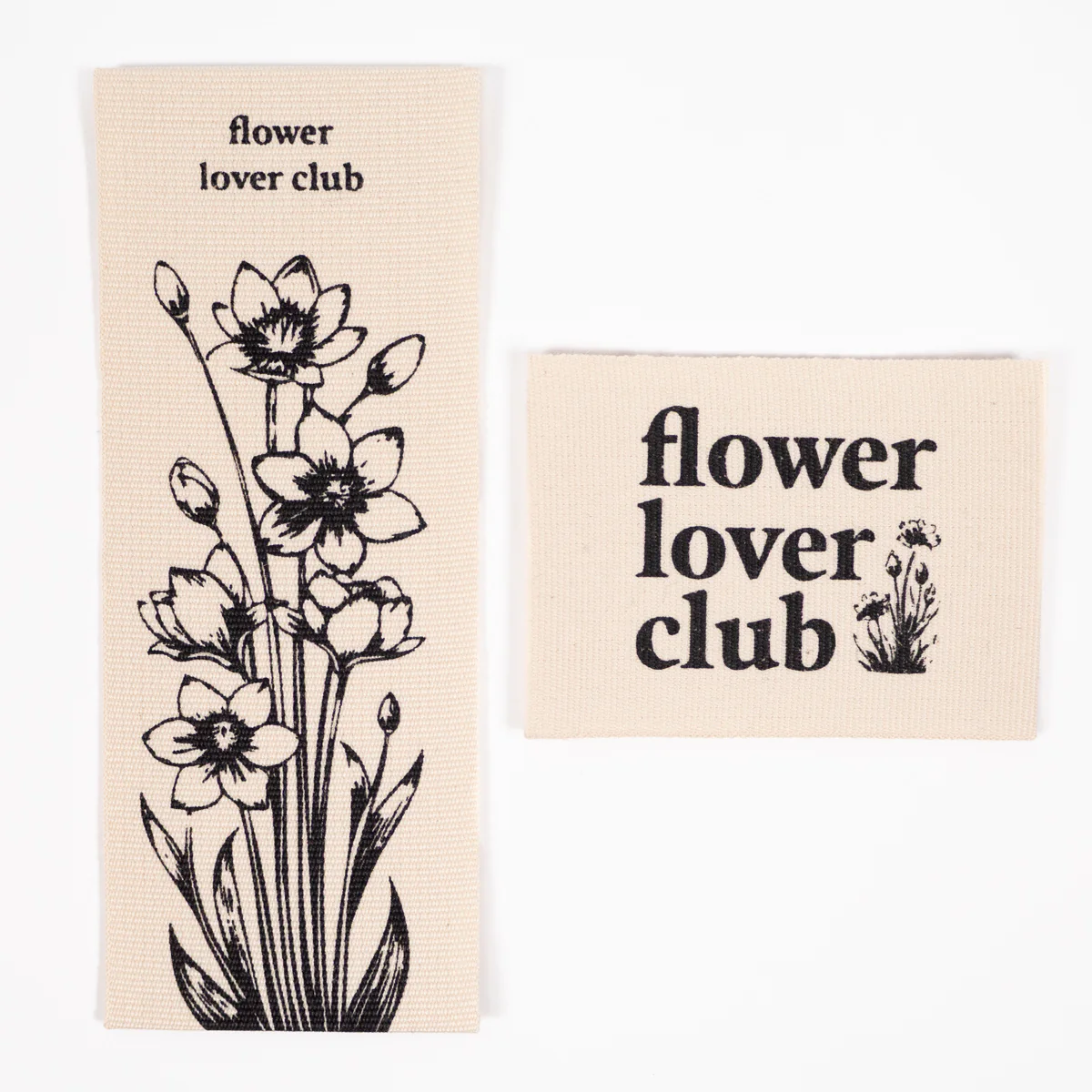 Étiquettes imprimées ©ikatee - Duo Flower lover club - x2 - Image 5