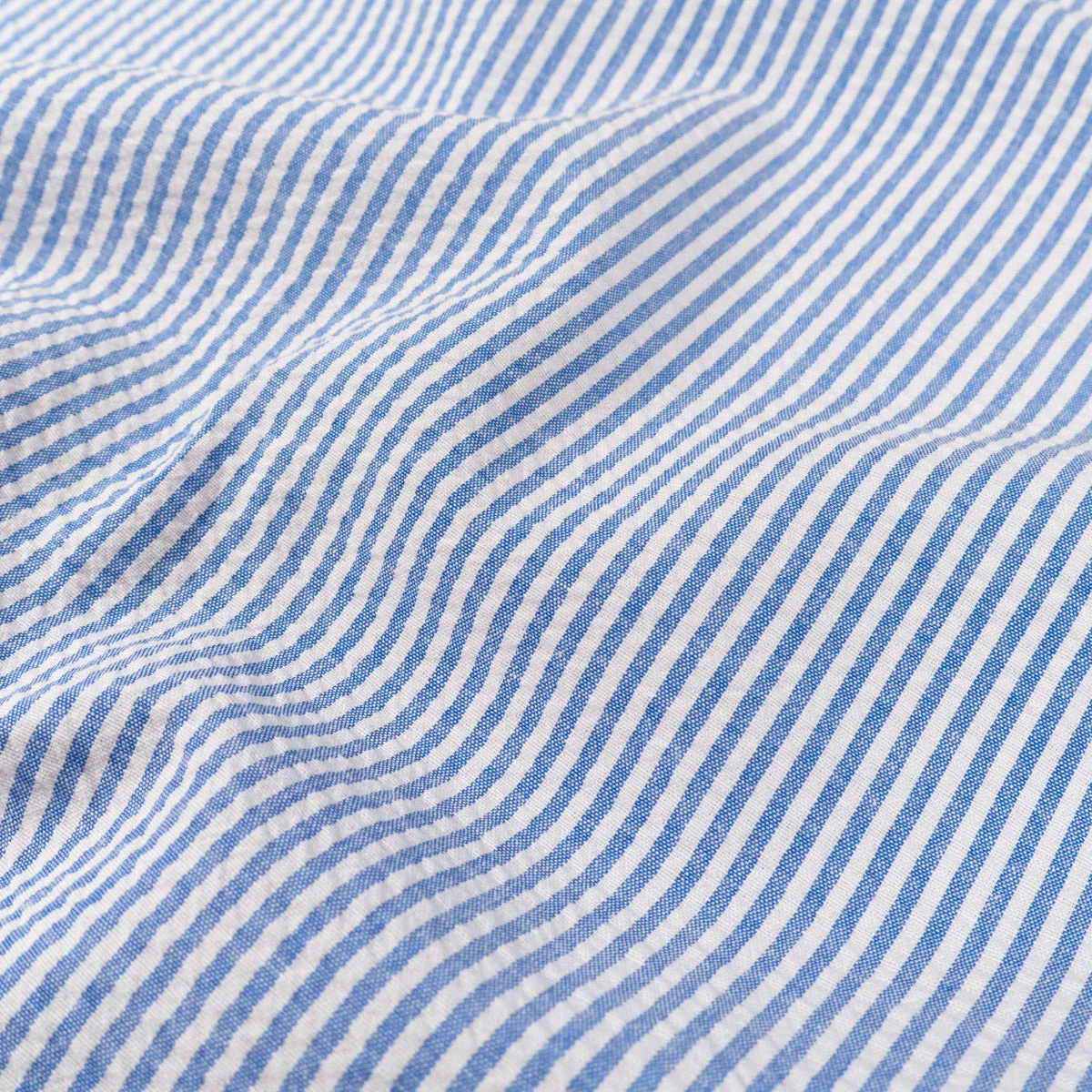 Kit Alexandrie - écrin à bijoux - seersucker rayé bleu et blanc - Image 6