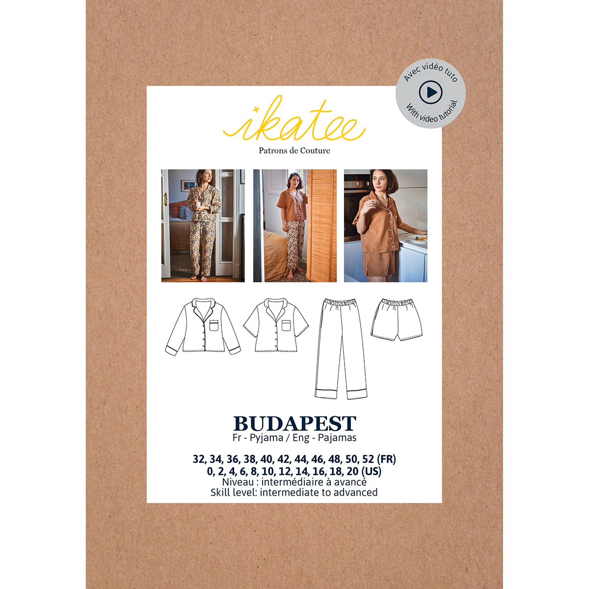 Kit pyjama femme Budapest - Jaipur - Version longue - 48 au 52 - Image 6