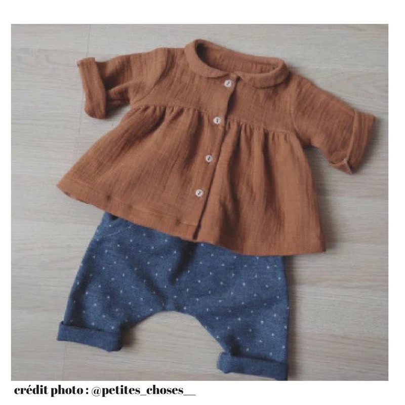 Patron blouse et robe bébé STOCKHOLM pochette - Image 9