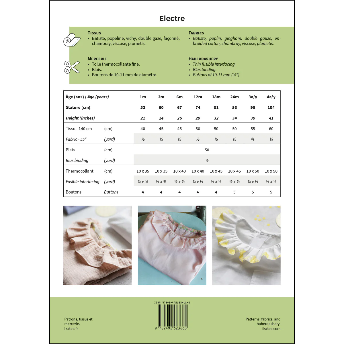 Patron blouse bébé ELECTRE PDF - Image 20