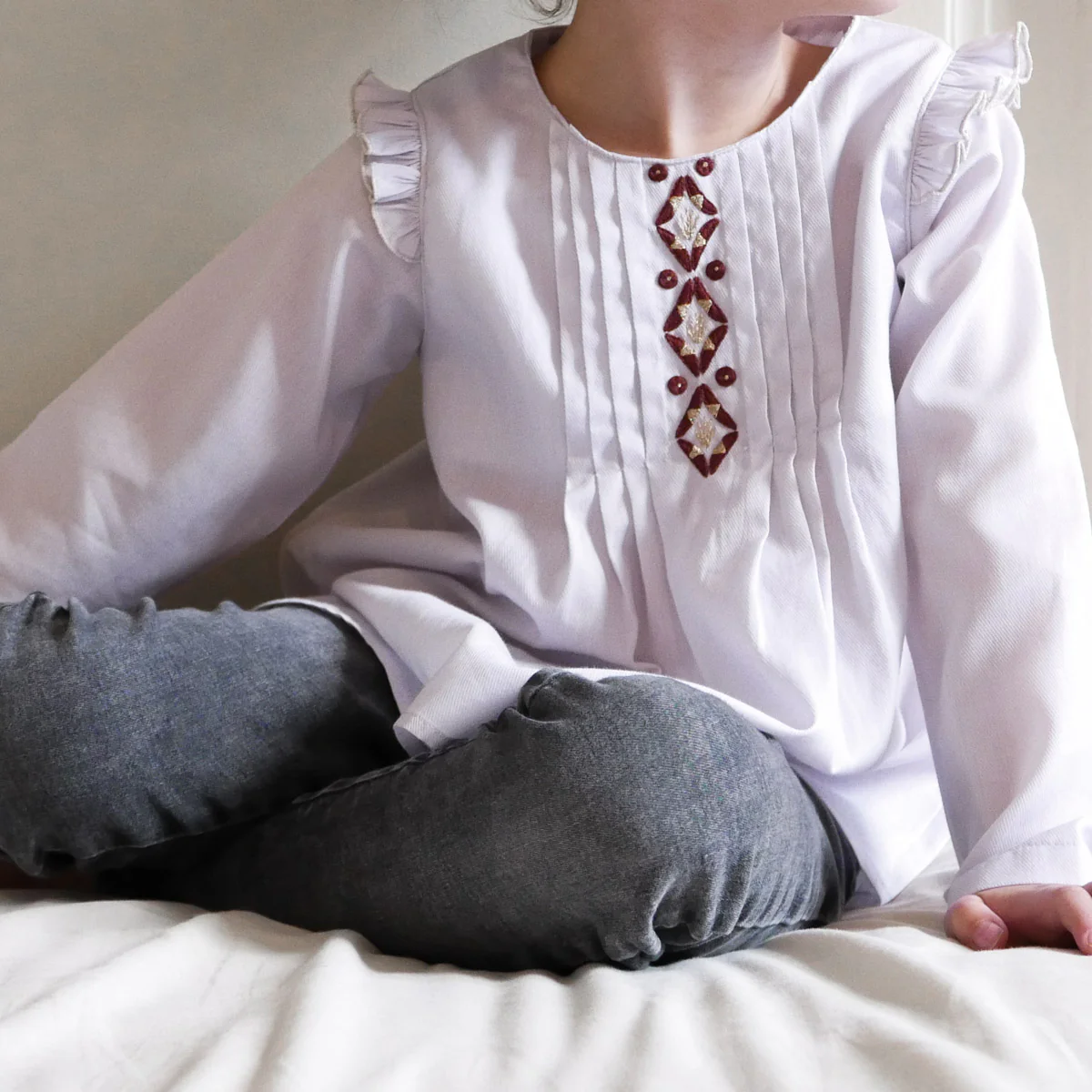 Patron blouse enfant HELLÉBORE PDF - Image 5