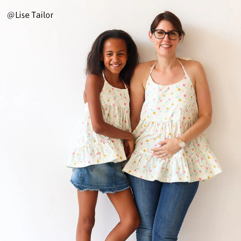 Patron top et robe femme LÉNA MUM pochette - Image 17