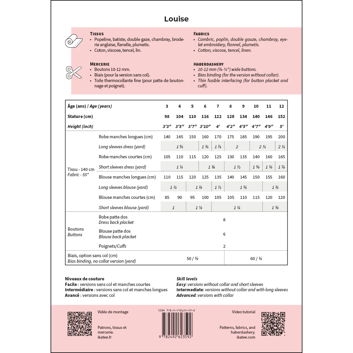 Patron blouse et robe enfant LOUISE pochette - Image 19