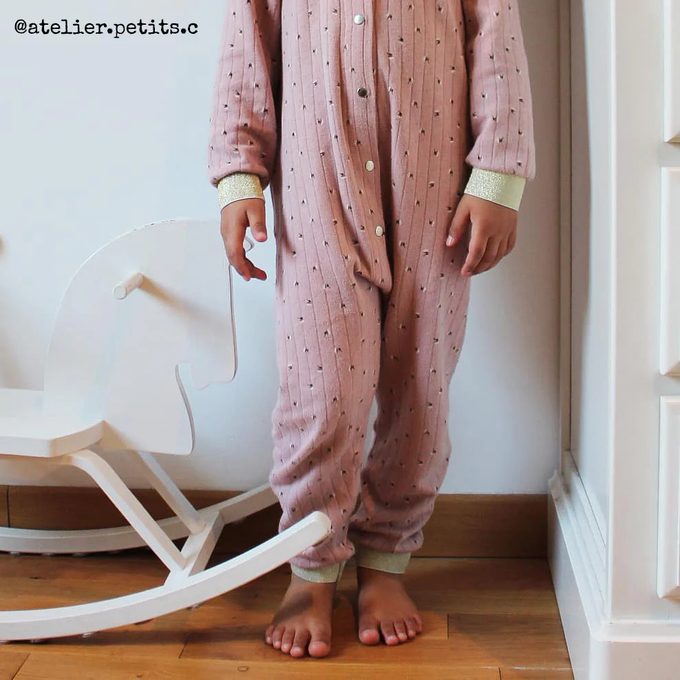 Patron combinaison pyjama enfant GABY pochette - Image 15