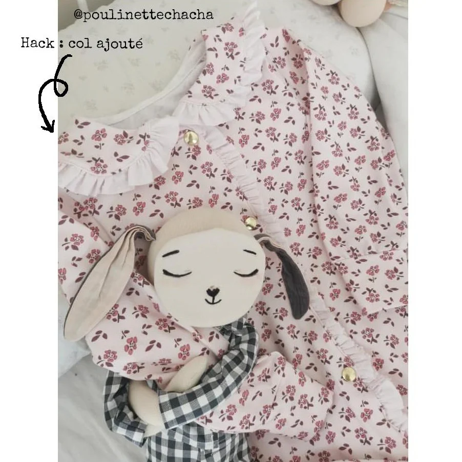 Patron combinaison pyjama enfant GABY pochette - Image 17