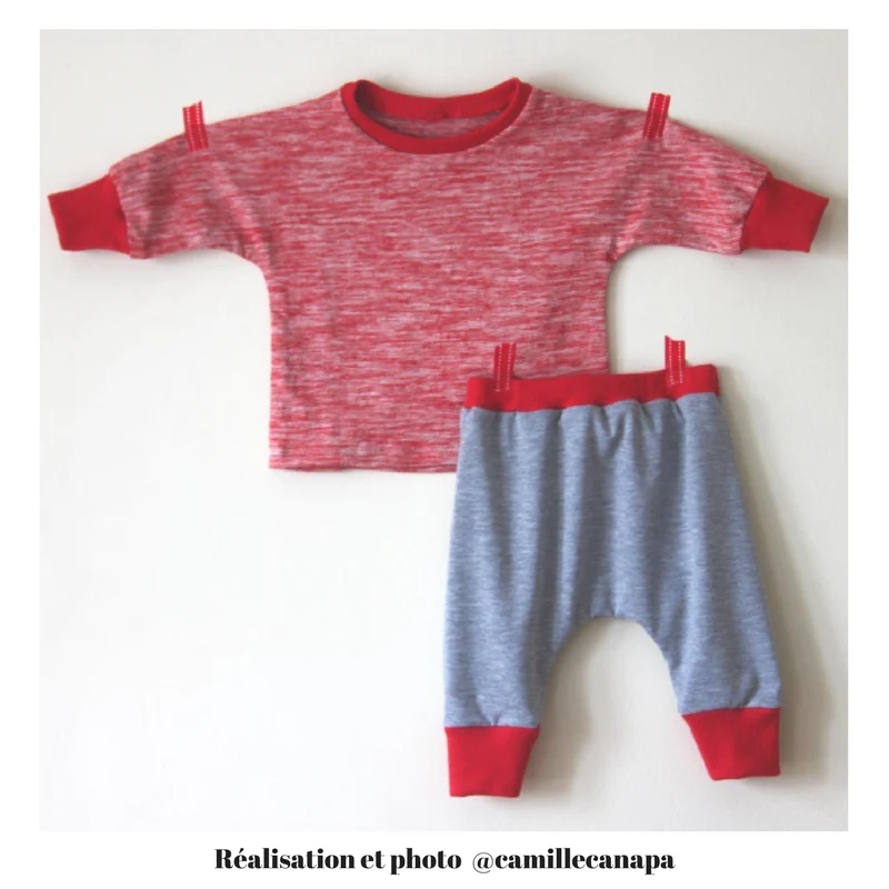 Patron pyjama bébé CORDOBA pochette - Image 15