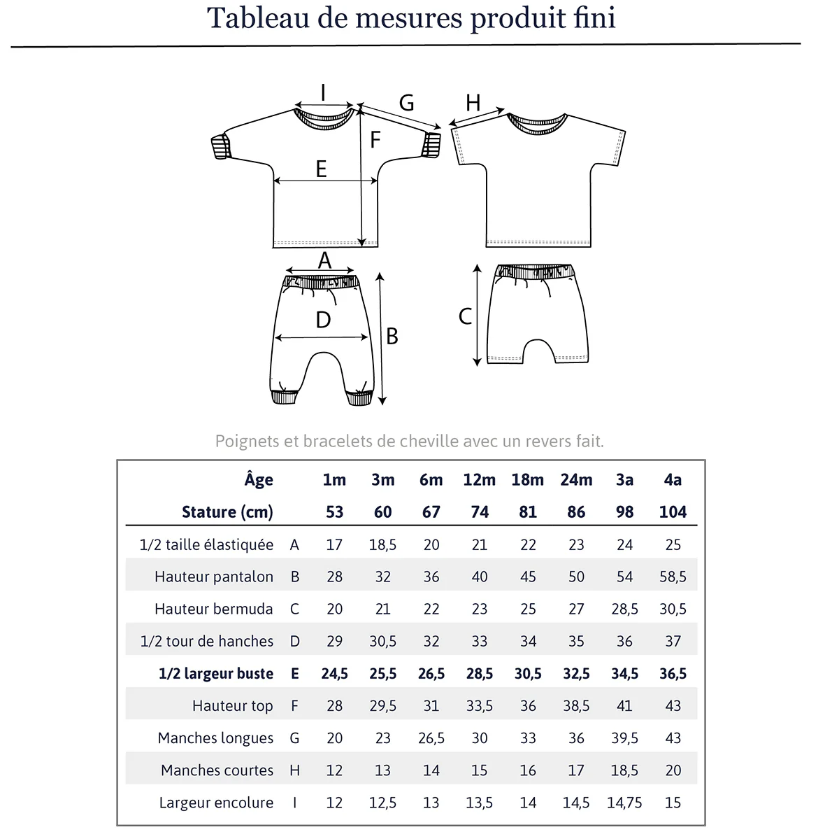 Patron pyjama bébé CORDOBA pochette - Image 19