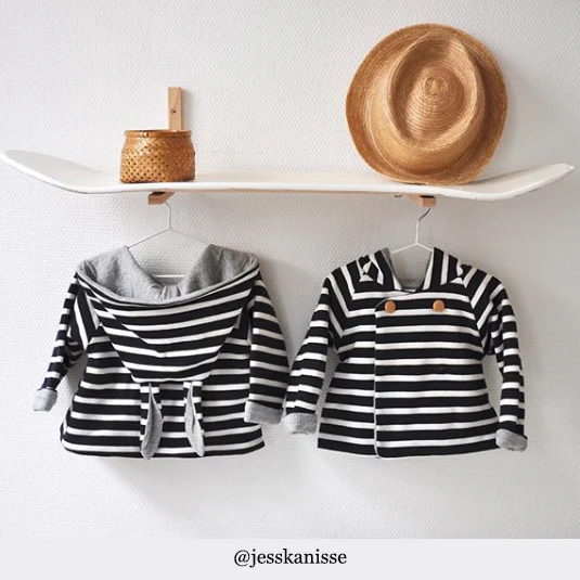 Patron gilet, veste et peignoir bébé GRAND’OURSE pochette - Image 7