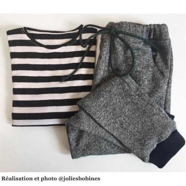 Patron pantalon jogging enfant JIM pochette - Image 10