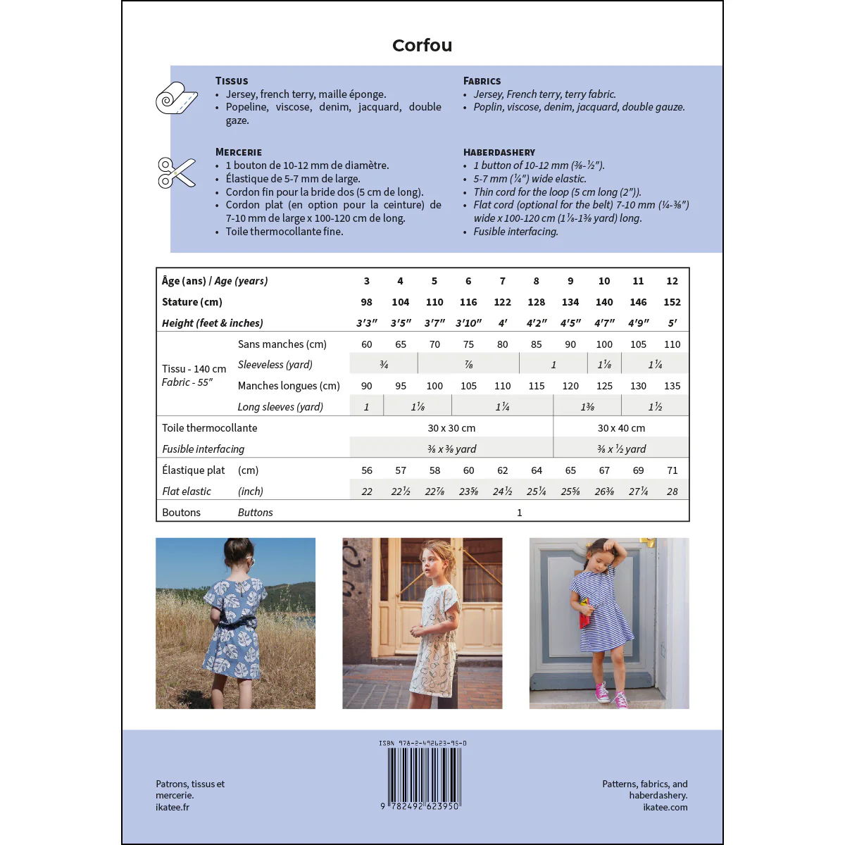 Patron robe enfant CORFOU pochette - Image 18