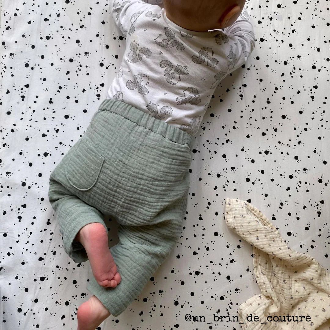 Patron pantalon sarouel bébé SEVILLA pochette - Image 10