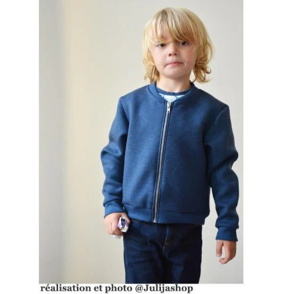 Patron sweat et bomber enfant JULES pochette - Image 5