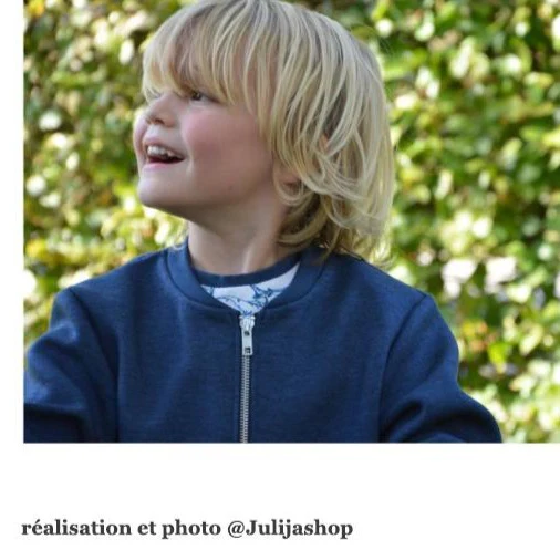 Patron sweat et bomber enfant JULES pochette - Image 6