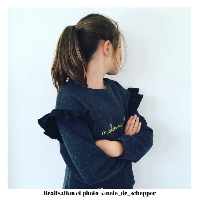 Patron sweat et robe enfant JASMIN pochette - Image 14