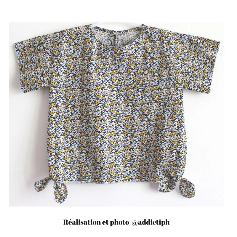 Patron top enfant PEONY pochette - Image 17