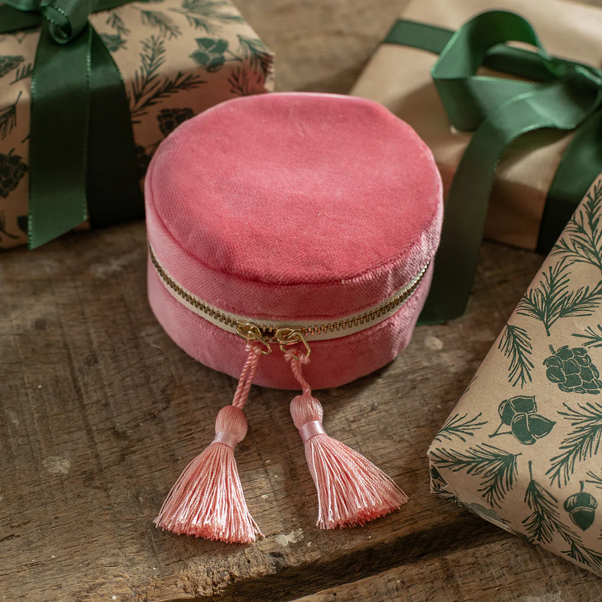 Pompon satin - Rose - Image 3
