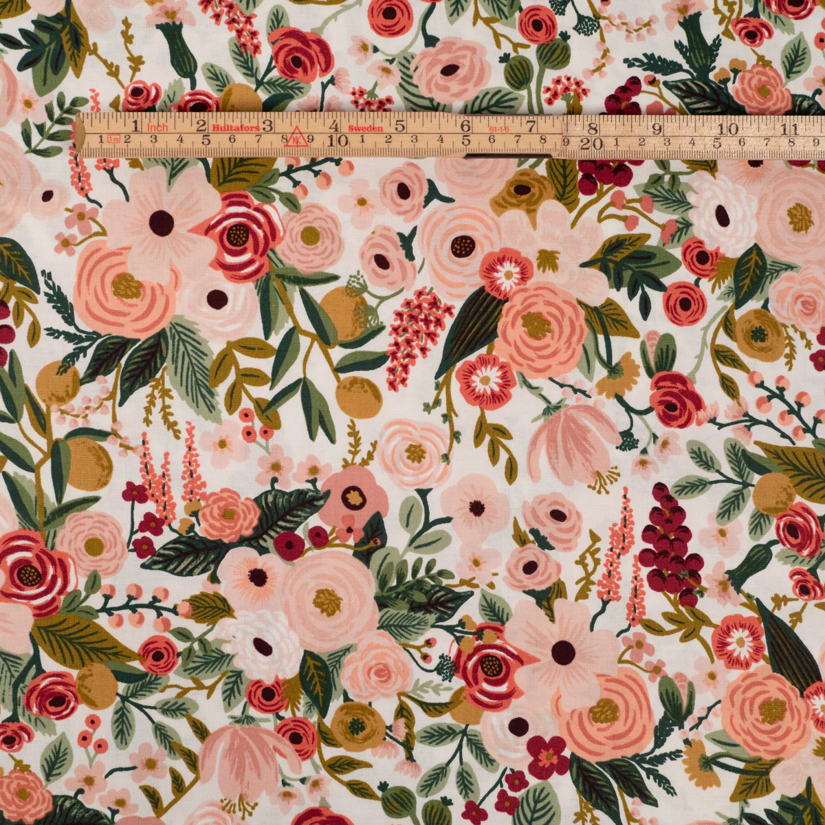 Popeline de coton - Rifle Paper® - Garden Party - Rose - Image 8
