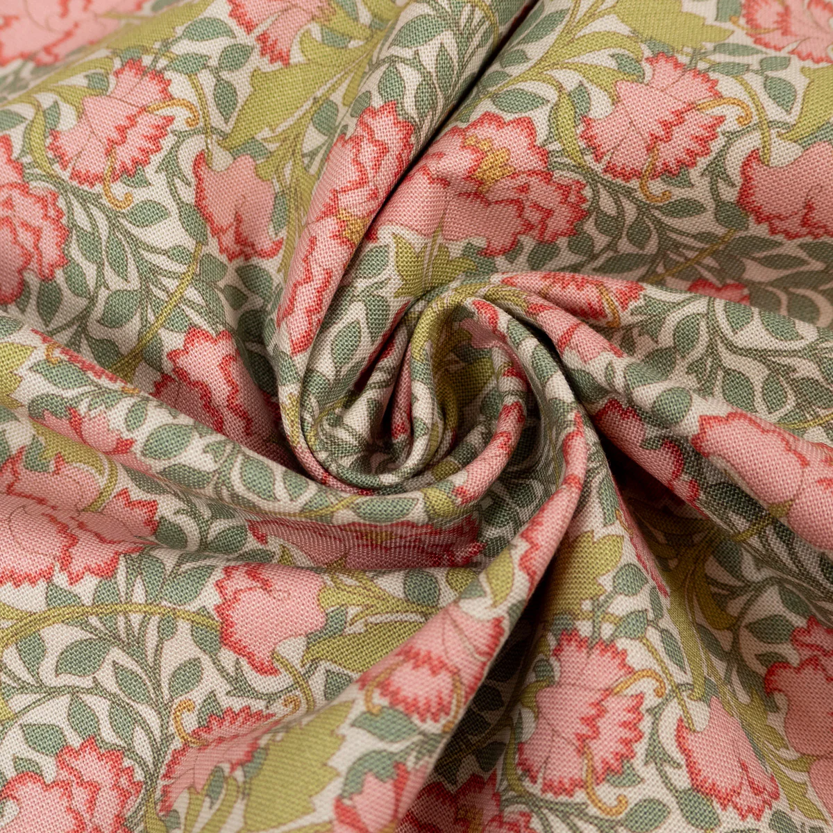 Tissu popeline de coton - Tilda®  - Chant d'oiseaux - Sauge - Image 4