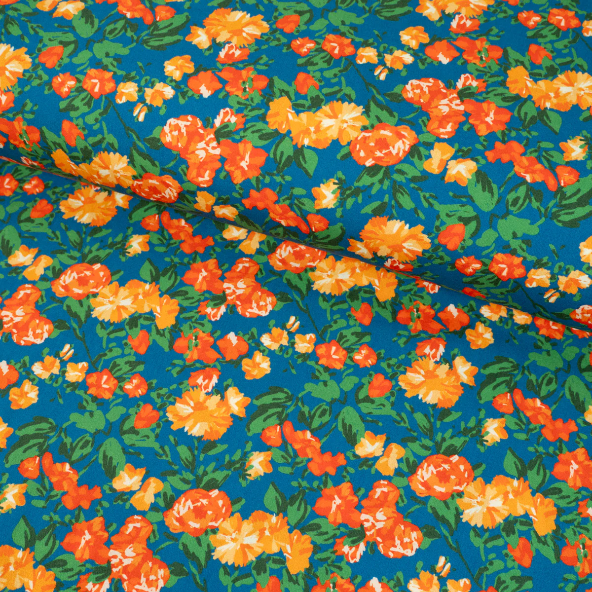 Tissu popeline - ikatee® - Capri - Bleu - Image 8