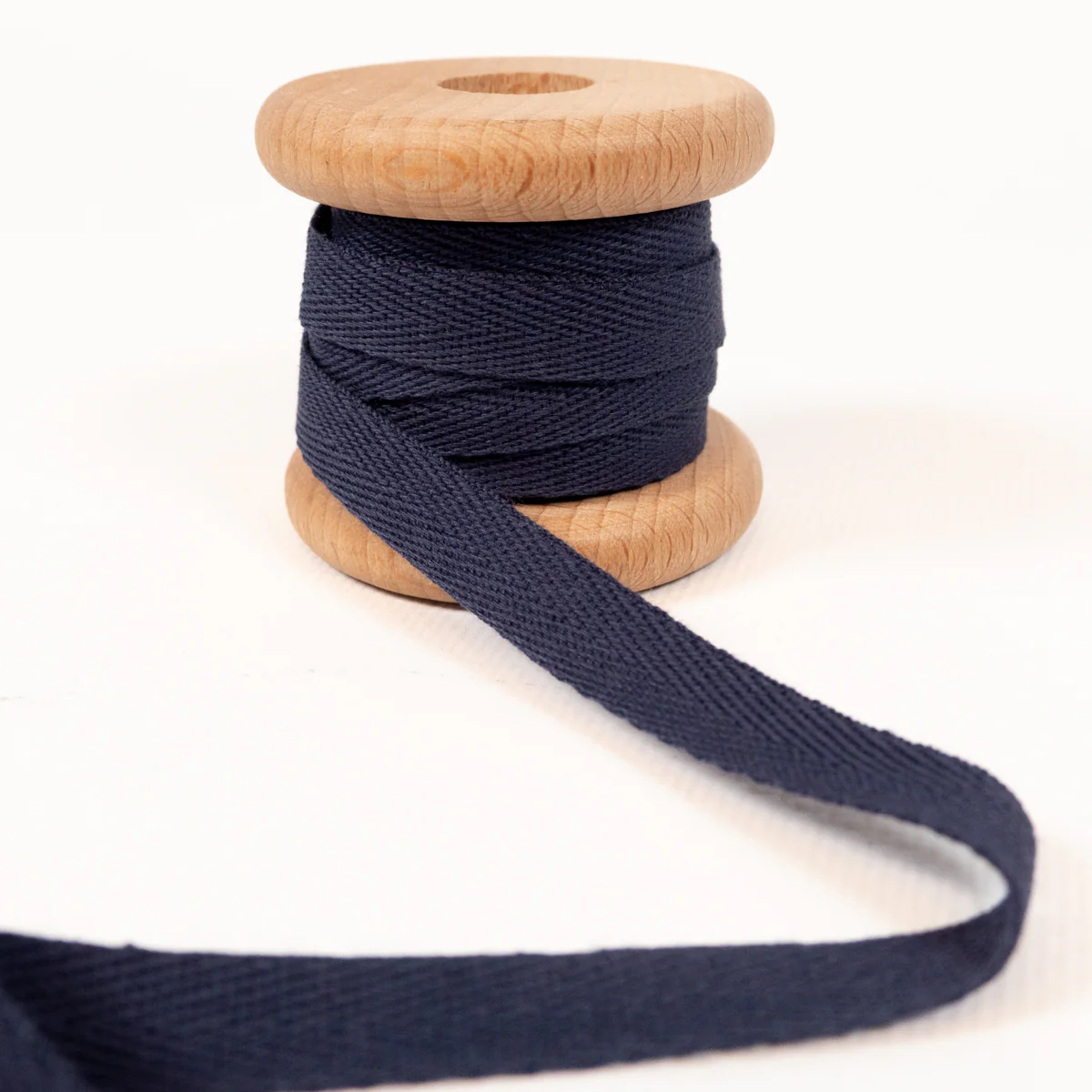 Ruban - Sergé coton - Marine - Image 4