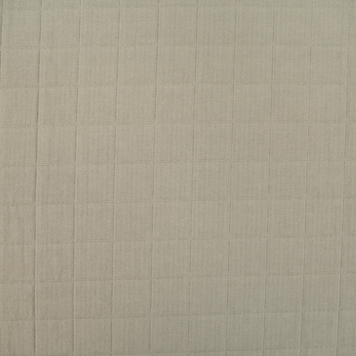 Tissu coton matelassé - Grands carreaux - Vert sauge - Image 4