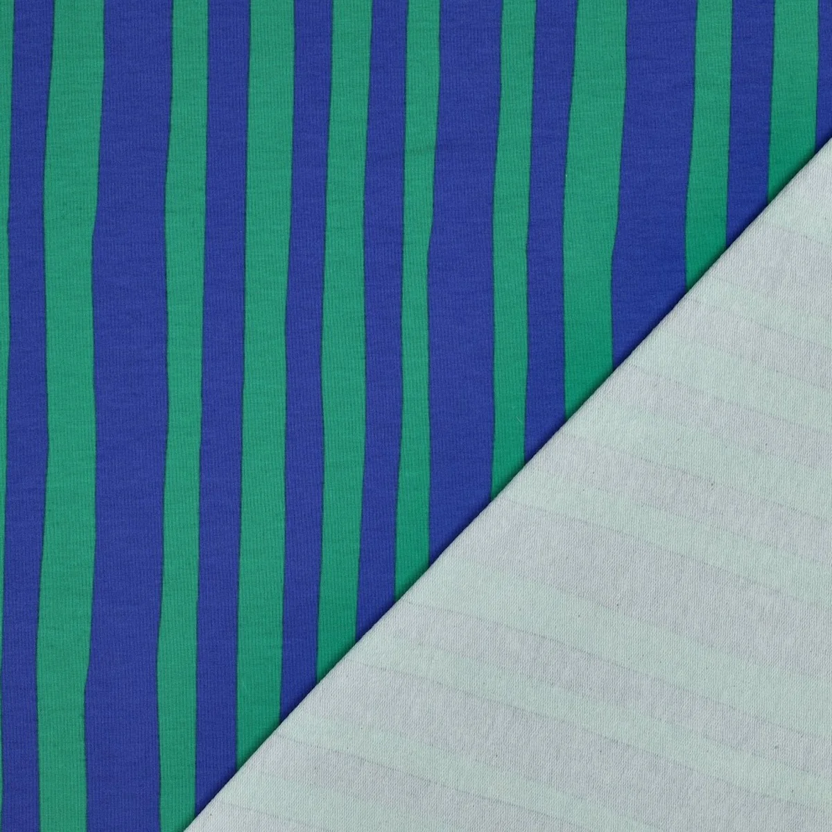 Tissu French Terry - GOTS - Hossegor - Bleu - Image 5