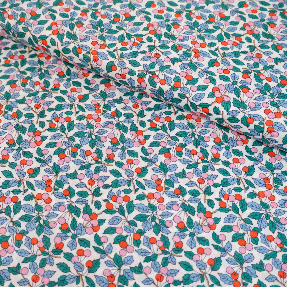 Tissu Liberty Tana Lawn  - Colleen's - Vert - Image 4