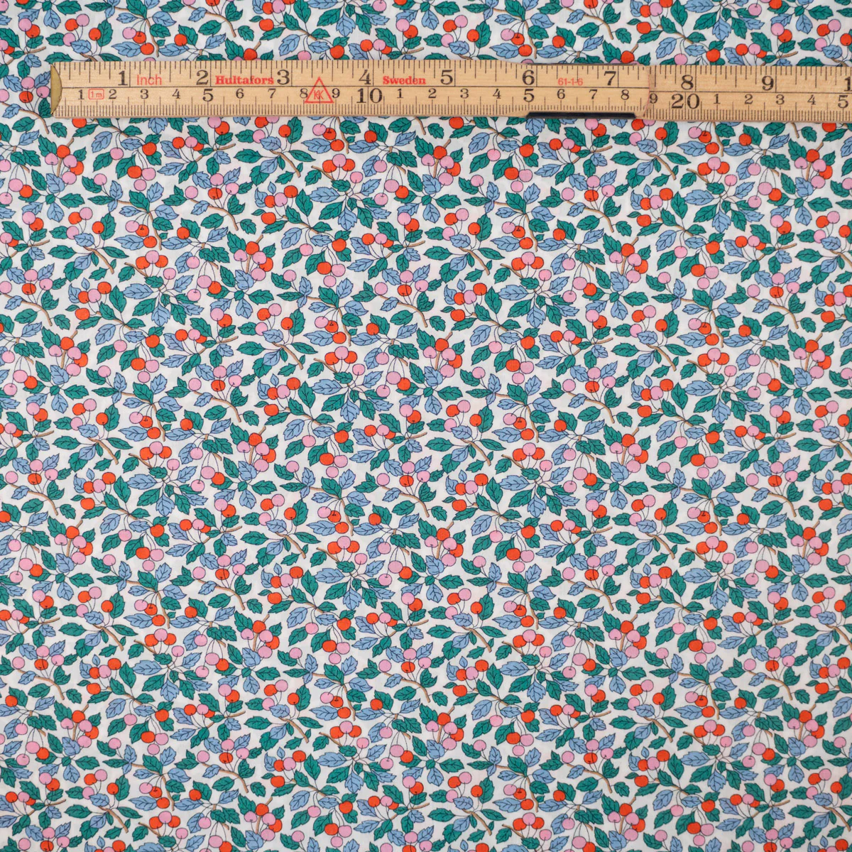 Tissu Liberty Tana Lawn  - Colleen's - Vert - Image 5