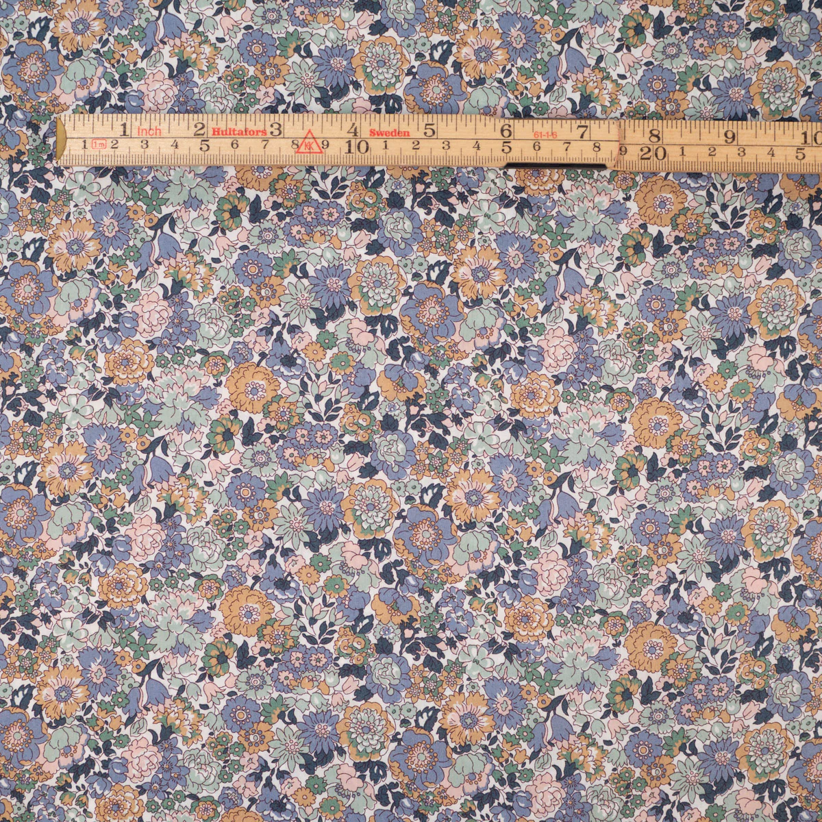 Tissu Liberty Tana Lawn  - Nell Annie and May - Bleu - Image 5