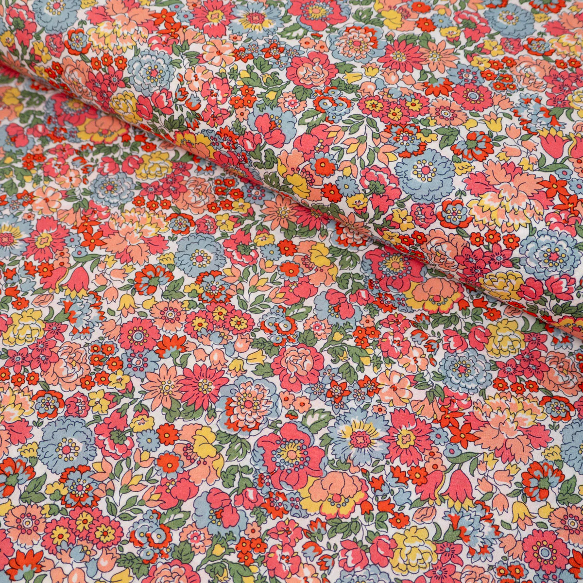 Tissu Liberty Tana Lawn - Nell Annie and May - Rose - Image 3