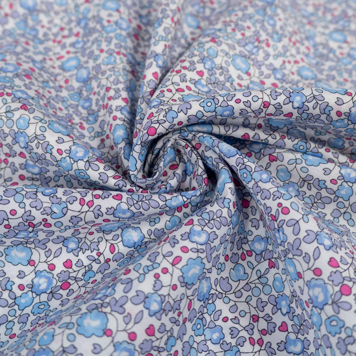 Tissu Liberty Tana Lawn NEW ELOISE - Bleu clair - Image 3