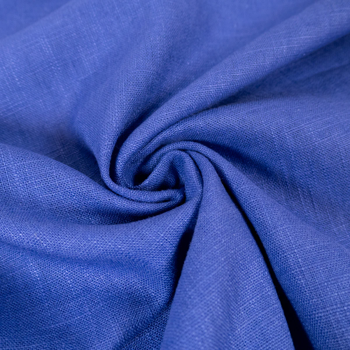 Tissu Lin Lavé - Cobalt 880 - Image 3