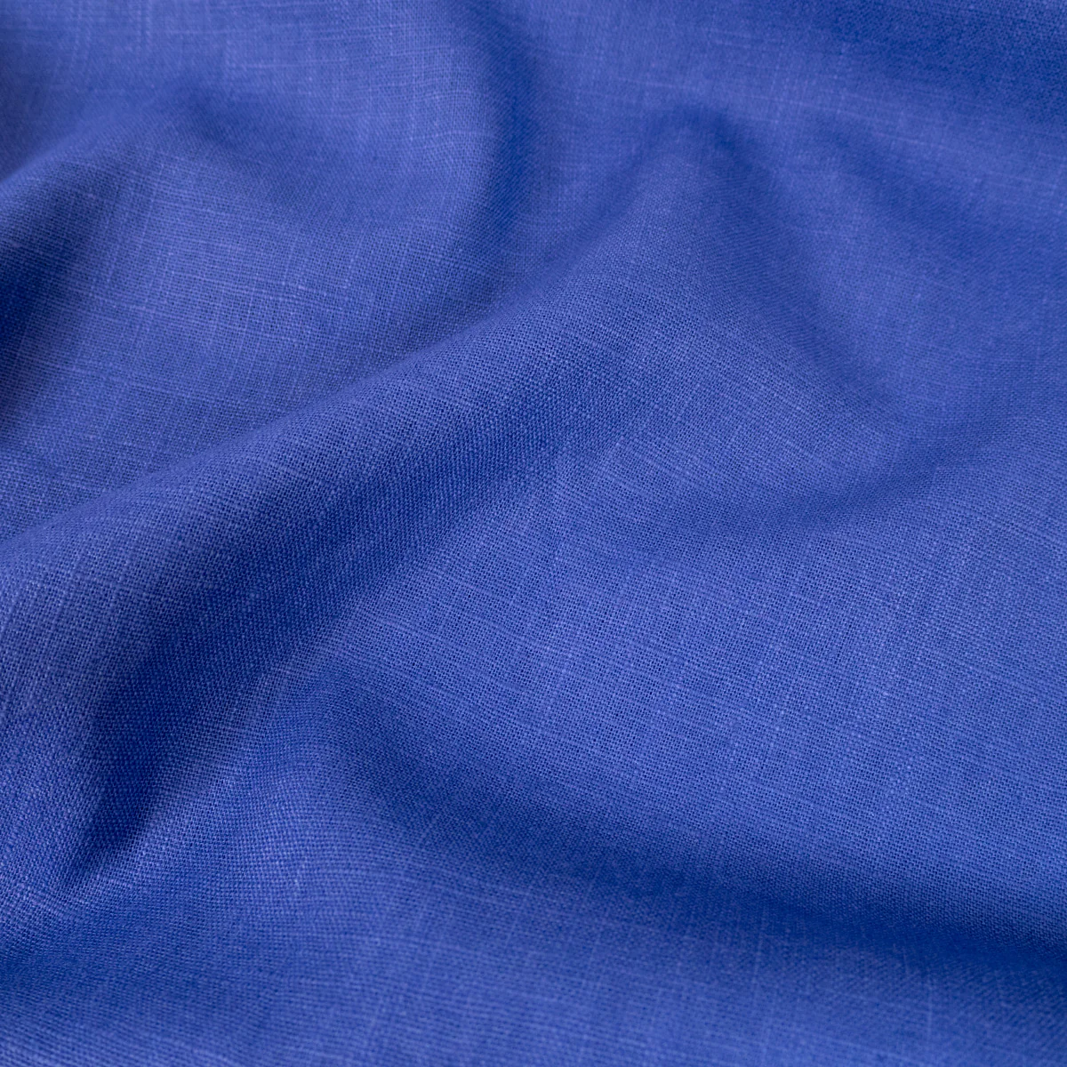 Tissu Lin Lavé - Cobalt 880 - Image 4