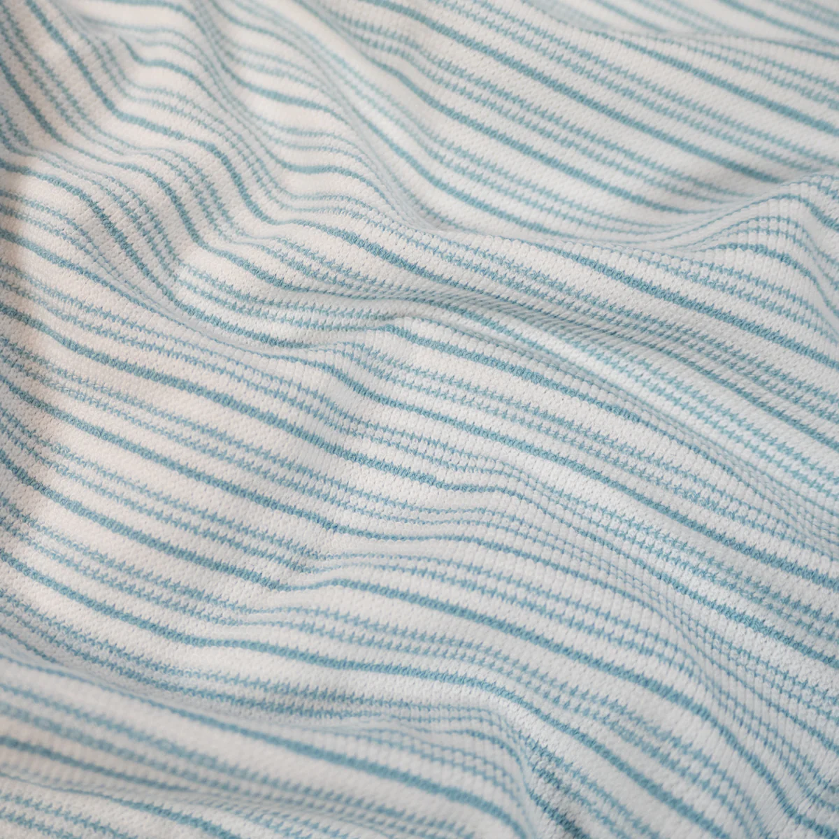 Tissu maille tricotée - Turquoise - Image 3