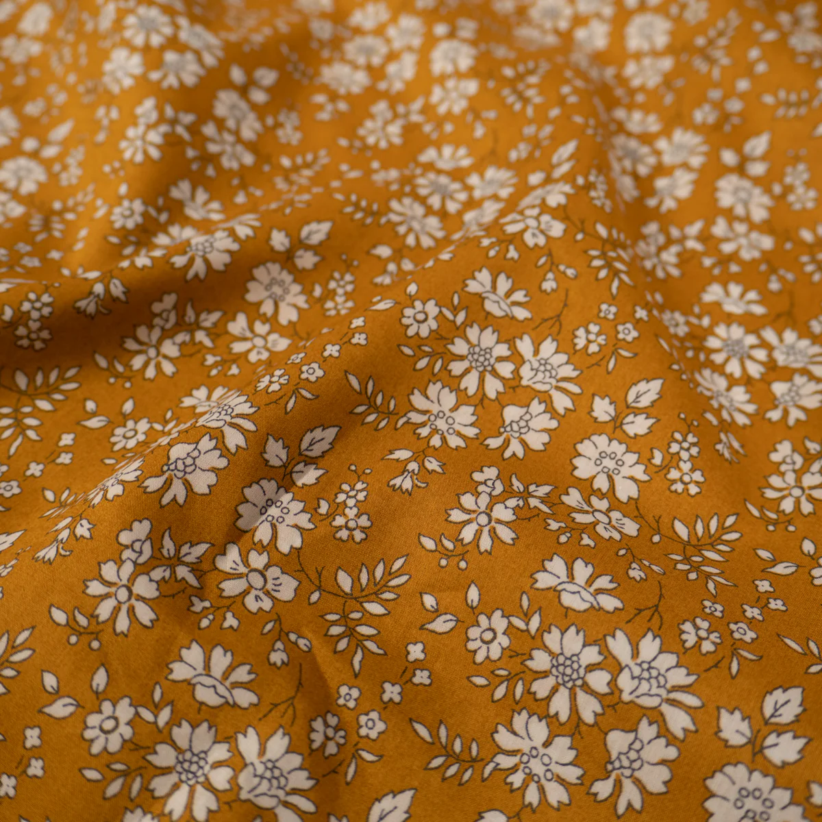 Tissu Liberty Tana Lawn - Capel - Moutarde - Image 4