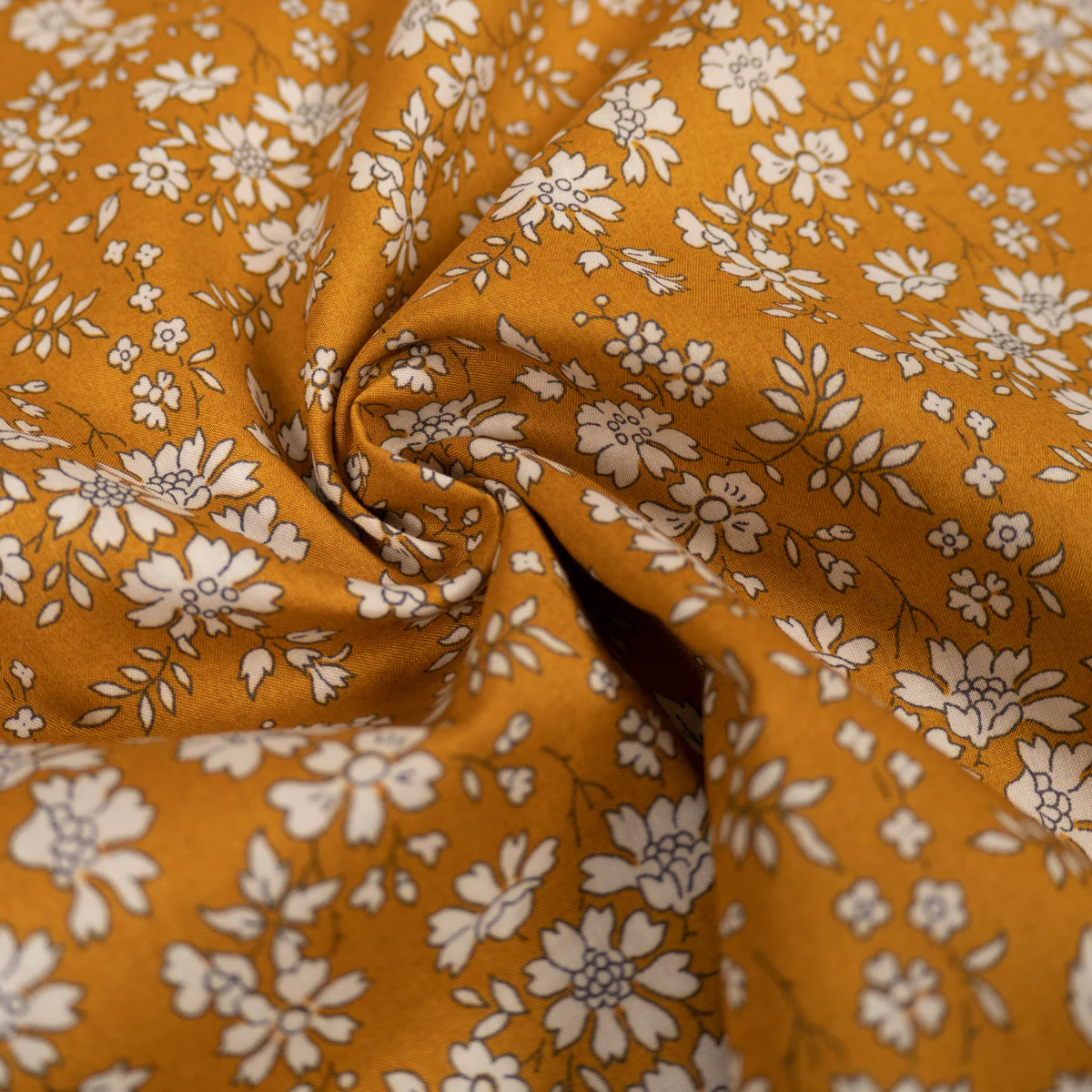 Tissu Liberty Tana Lawn - Capel - Moutarde - Image 5