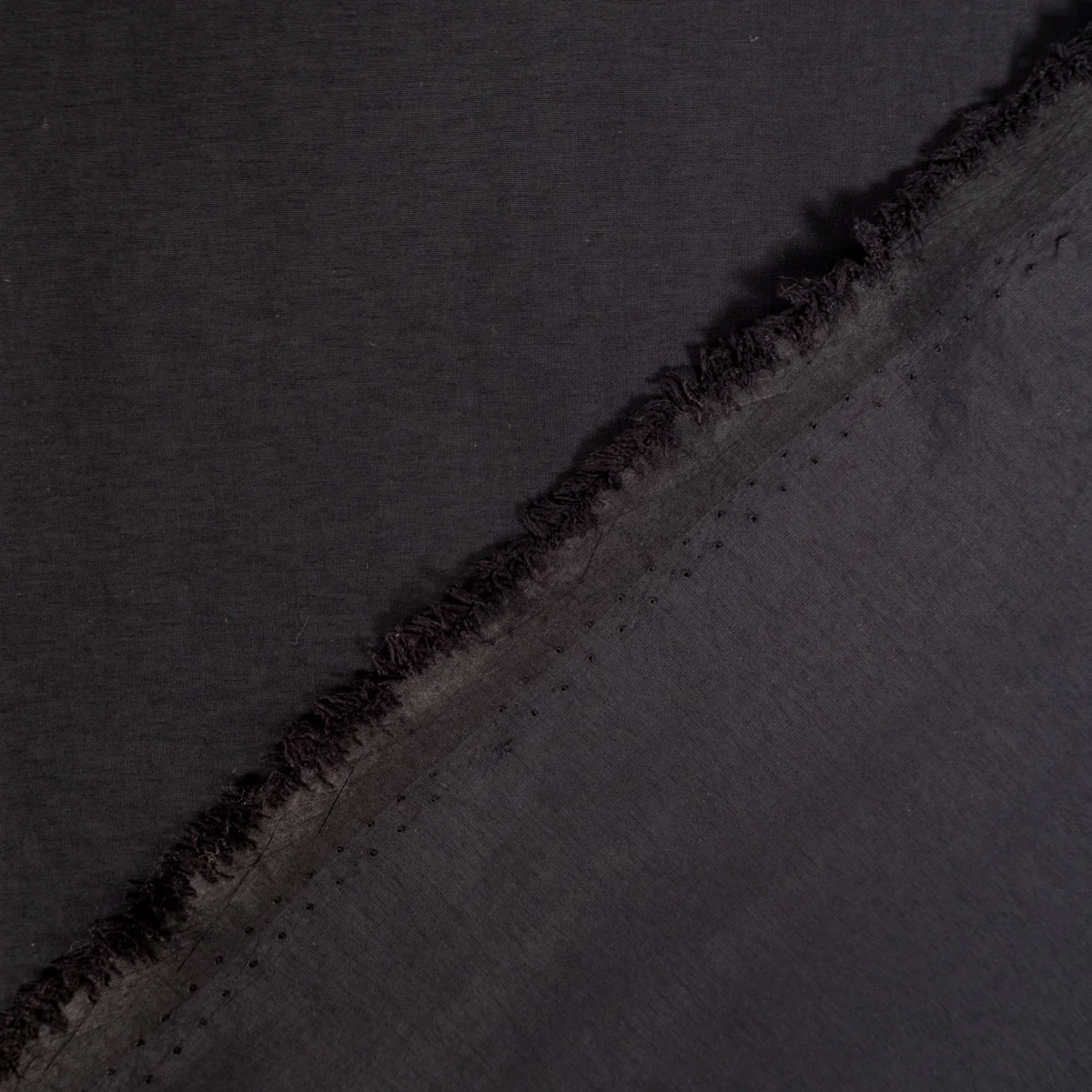 Tissu toile déperlante mat - Noir - Image 5