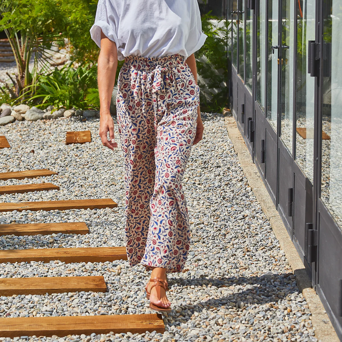 Tissu viscose création ©ikatee - Pompon - Outremer - Image 3
