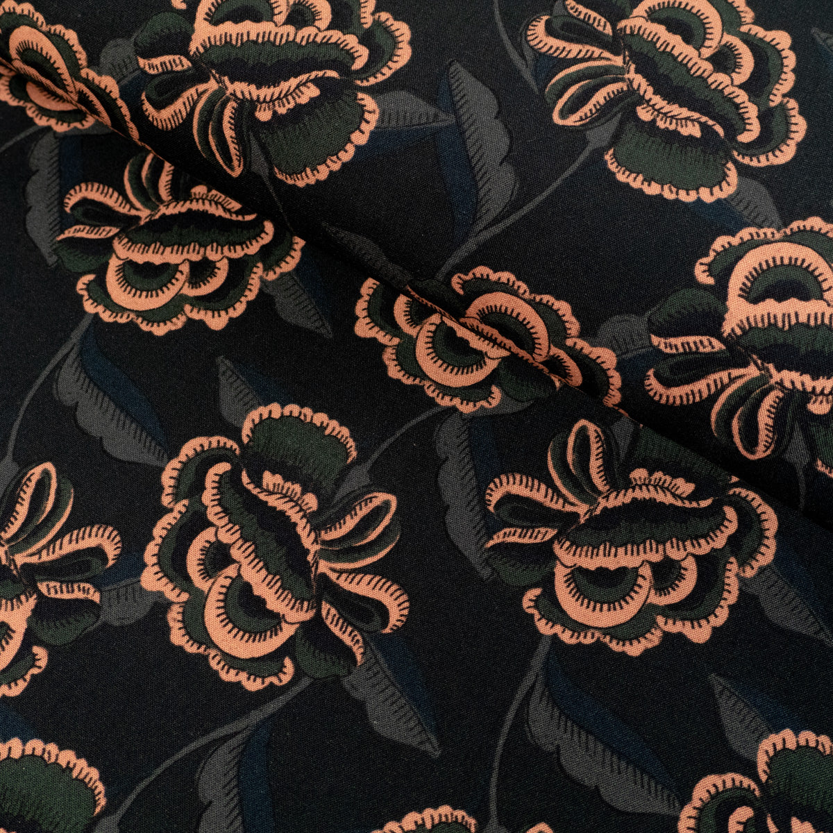 Tissu viscose - Ikatee® - Ispahan - Nuit noire - Image 11