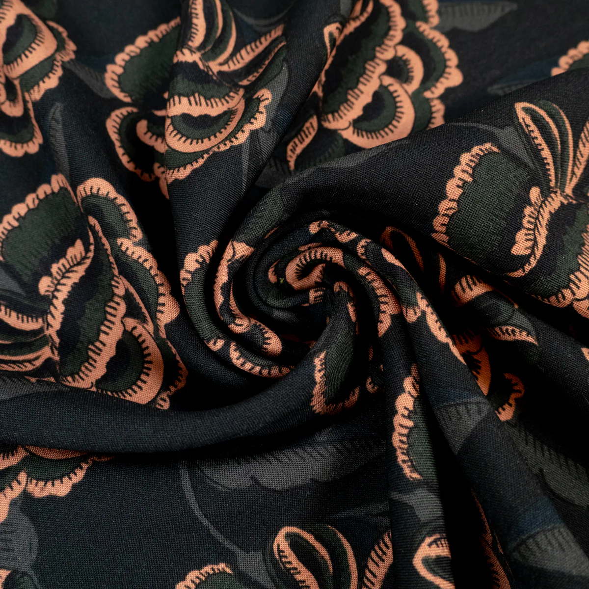 Tissu viscose - Ikatee® - Ispahan - Nuit noire - Image 12