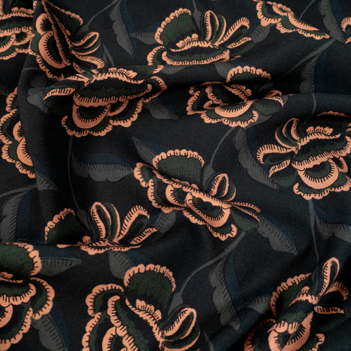 Tissu viscose - Ikatee® - Ispahan - Nuit noire - Image 13